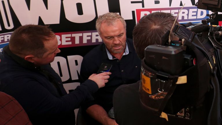 Picture by Allan McKenzie/SWpix.com - 24/01/2020 - Rugby League - Super League - Betfred Super League Launch 2020 - Emerald Headingley Stadium - Leeds, England - Brian McDermott during the launch