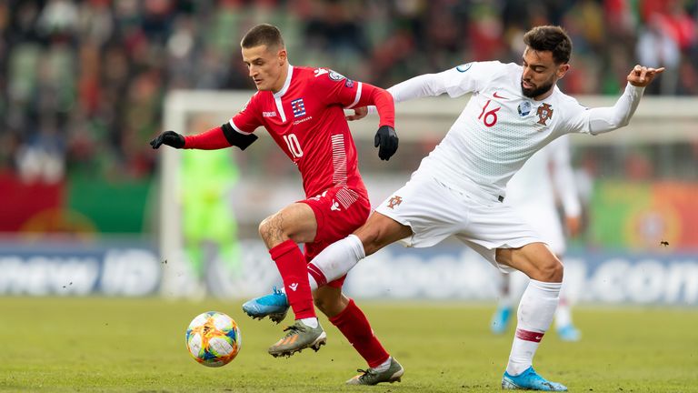 Bruno Fernandes has become a Portugal regular