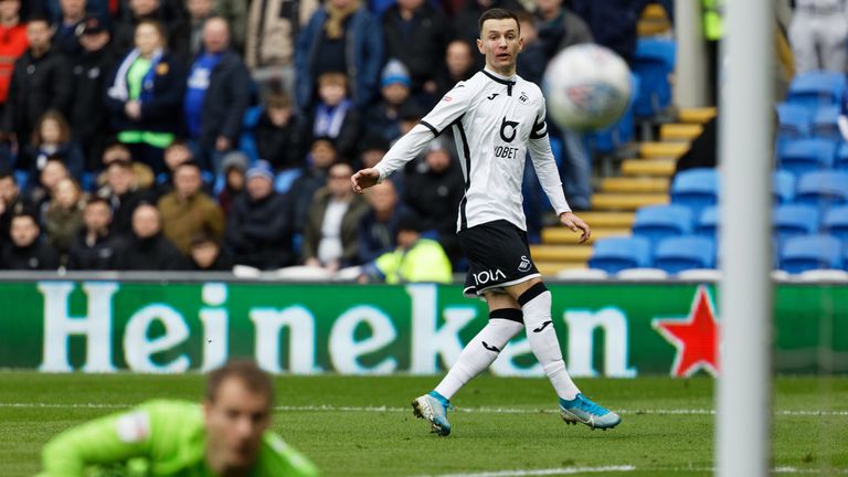 Bersant Celina hit the post midway through the first half