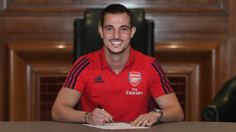 Arsenal unveil new loan signing Cedric Soares