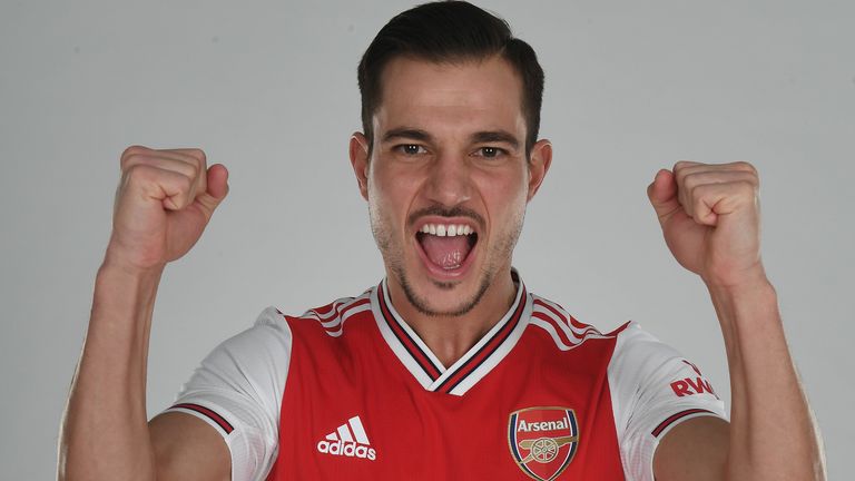 Arsenal unveil new loan signing Cedric Soares