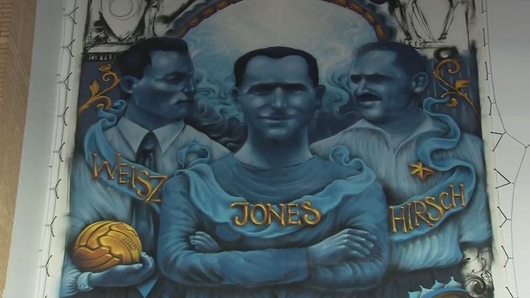 Commemorative mural to mark Holocaust Remembrance Day unveiled at Stamford Bridge