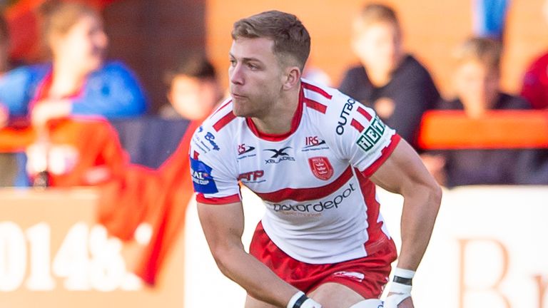 Picture by Allan McKenzie/SWpix.com - 31/05/2019 - Rugby League - Coral Challenge Cup - Hull KR v Warrington Wolves - KC Lightstream Stadium, Hull, England - Hull KR's Chris Atkin.