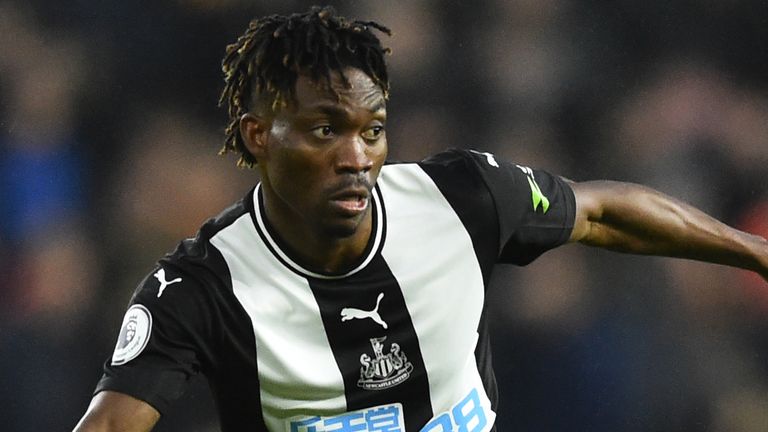 Christian Atsu has failed to score in 22 appearances for Newcastle this season