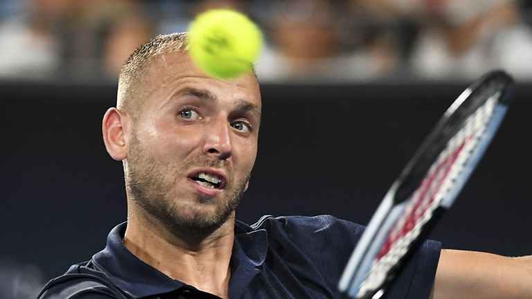 Dan Evans played confident, heads-up tennis against his opponent