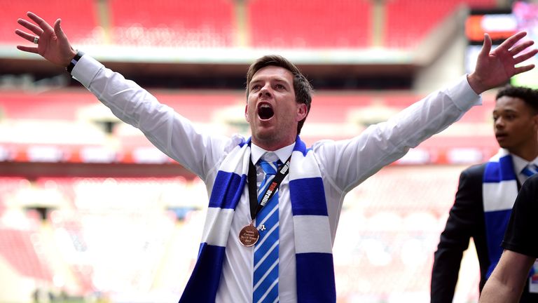 Darrell Clarke during the Vanarama Conference Playoff Final match between Grimsby Town and Bristol Rovers at Wembley Stadium on May 17, 2015 in London, England.