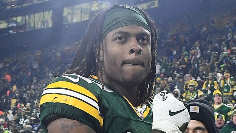 Green Bay Packers' Aaron Rodgers hails Davante Adams' route