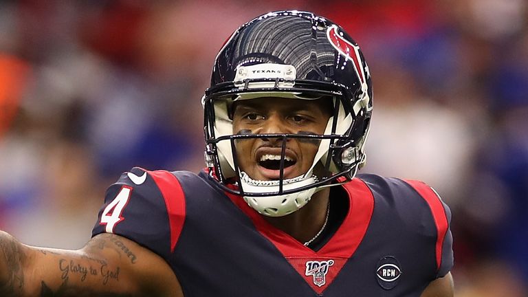 Deshaun Watson was 20 of 25 for 247 yards and one touchdown in the Houston Texans' win over the Buffalo Bills
