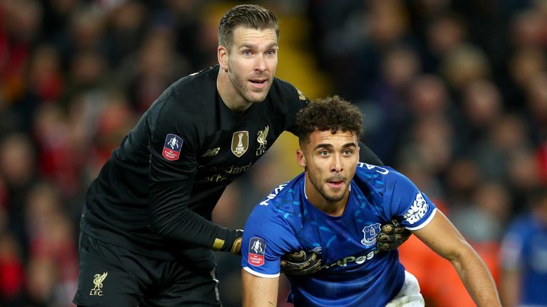 Dominic Calvert-Lewin was well shackled by the Liverpool defence