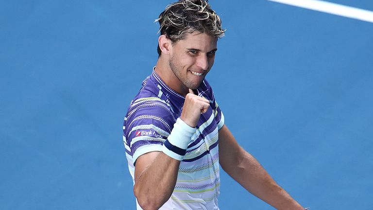 Dominic Thiem has beaten Taylor Fritz three times at a Grand Slam 