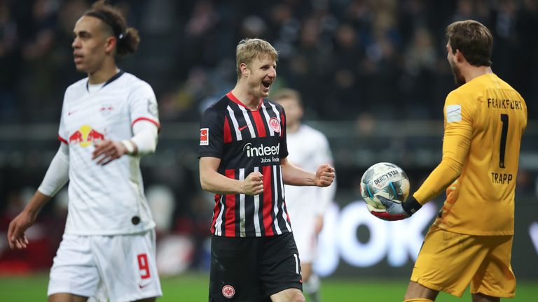 Frankfurt's win offered Bayern Munich the chance close the gap on Leipzig