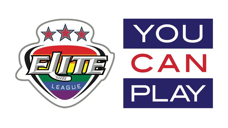 Elite Ice Hockey League (EIHL) pride logo, You Can Play
