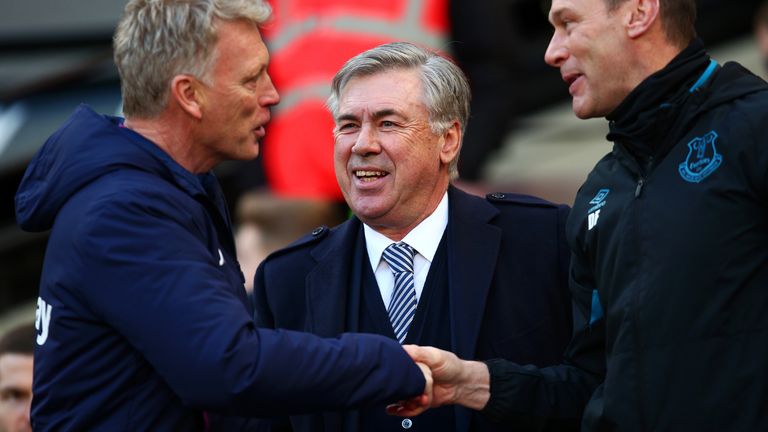 Carlo Ancelotti was pleased with the manner Everton played in the second period