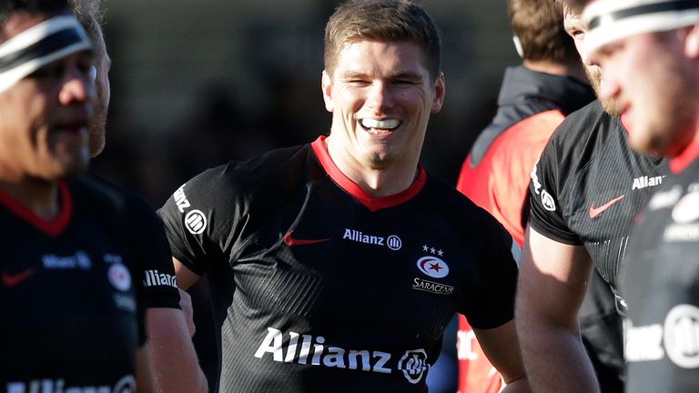 Owen Farrell is now focusng on his duties for England