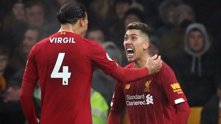 Roberto Firmino struck late for Liverpool