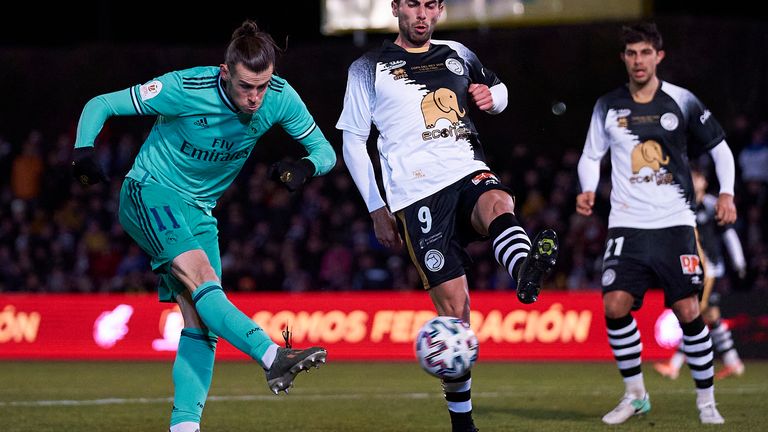 Gareth Bale scored only his third goal of the season for Real Madrid