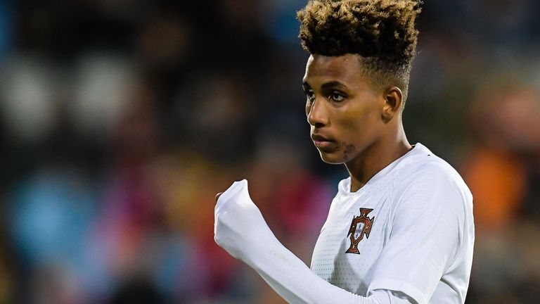 21-year-old Gedson Fernandes has two caps for Portugal