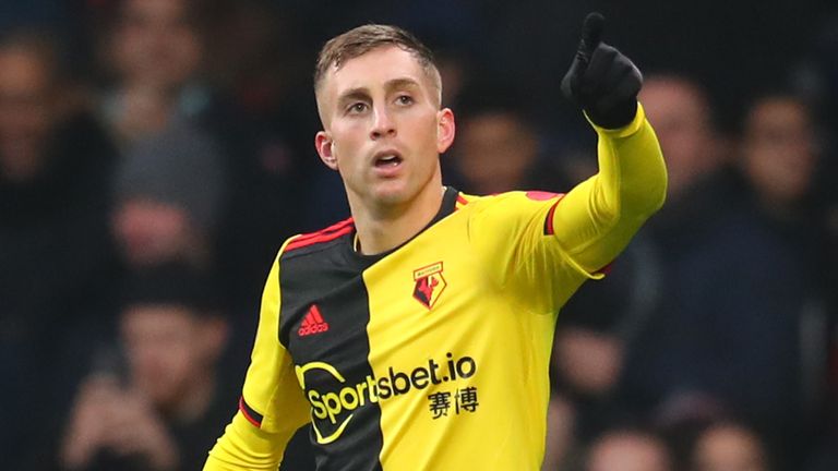 Gerard Deulofeu celebrates his goal against Wolves