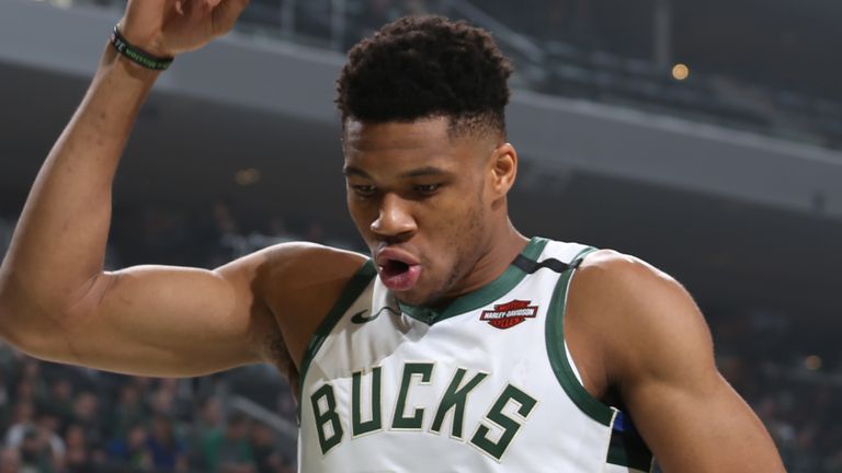 Antetokounmpo poured in 37 points in just 21 minutes to lead the Bucks to victory