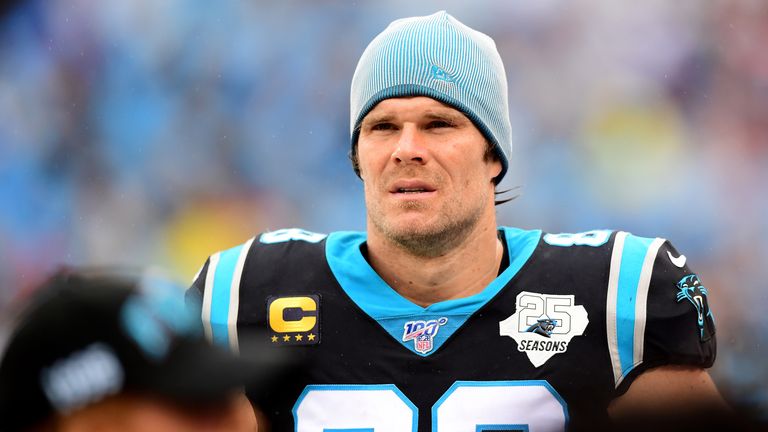 Carolina panthers cheap greg olsen beanie