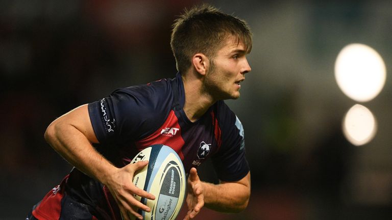 BRISTOL, ENGLAND - NOVEMBER 01: Harry Randall of Bristol Bears during the Gallagher Premiership Rugby match between Bristol Bears and Sale Sharks at Ashton Gate on November 01, 2019 in Bristol, England. (Photo by Harry Trump/Getty Images)