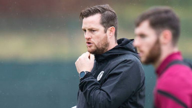 Jon Daly initially joined Hearts as U20s coach in January 2016