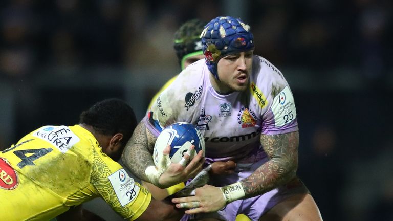 Jack Nowell played for Exeter against La Rochelle on Saturday