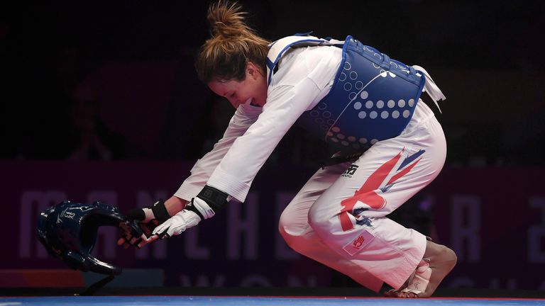Jade Jones secured the first world title of her career in Manchester last year