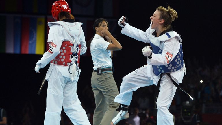 Jones became Britain&#8217;s first Olympic taekwondo champion and their youngest gold medallist at London 2012