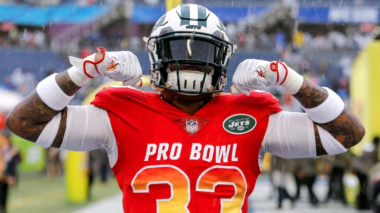 New York Jets safety Jamal Adams at the 2019 Pro Bowl