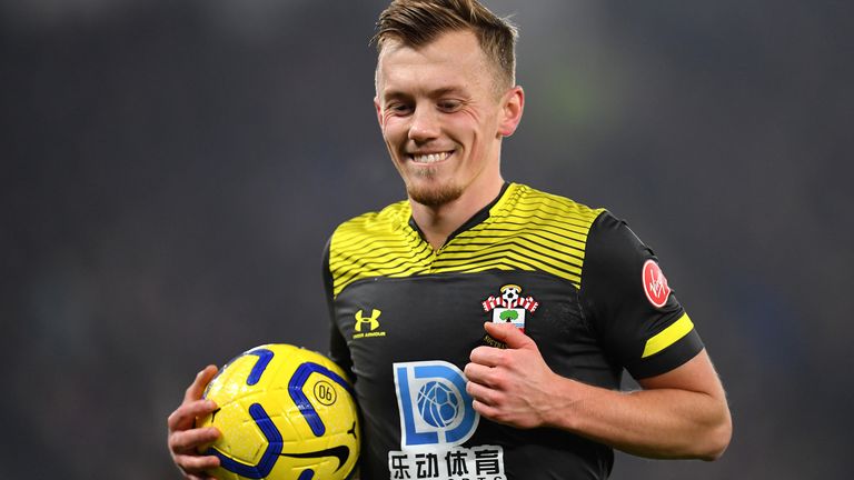 Southampton midfielder James Ward-Prowse has covered more distance than any other Premier League player this season