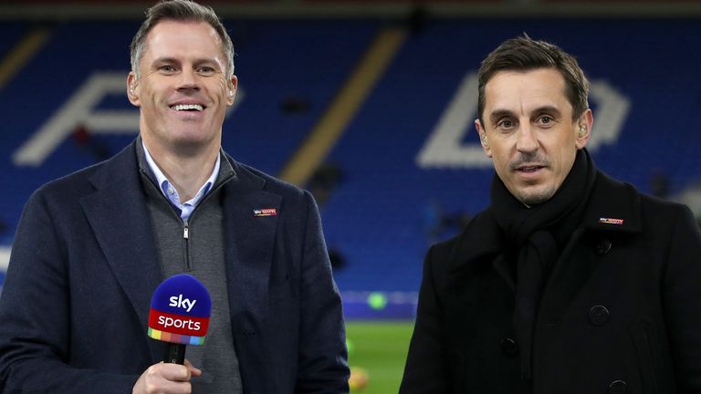 Jamie Carragher y Gary Neville se presentarán en un nuevo espectáculo de fútbol a media mañana