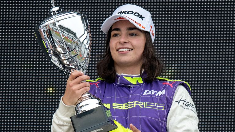 Jamie Chadwick won the inaugural female-only racing championship, the W Series