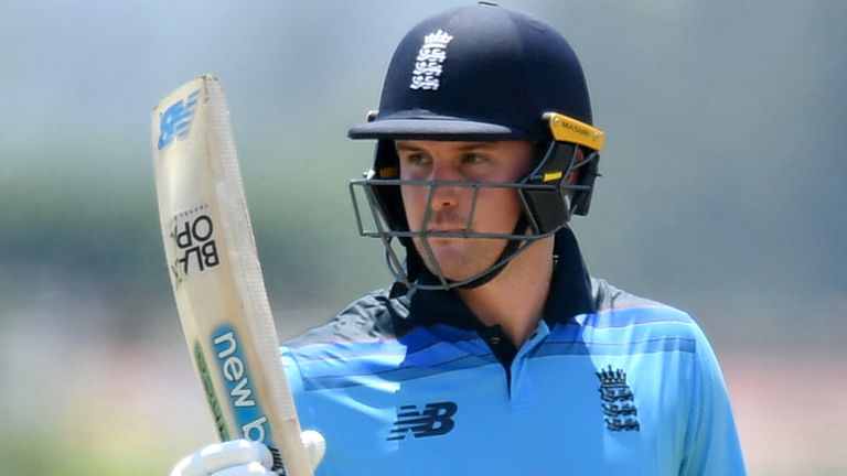 Opener Jason Roy scored 104 in England's 240 all out off 44.1 overs