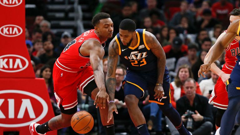 Utah Jazz’s against the Chicago Bulls in Week 11 of the NBA season.