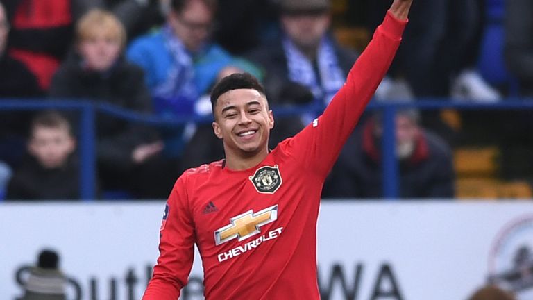 Jesse Lingard scored Man Utd's third goal