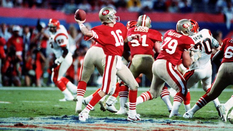 The 49ers managed multiple Super Bowl wins under Joe Montana and company