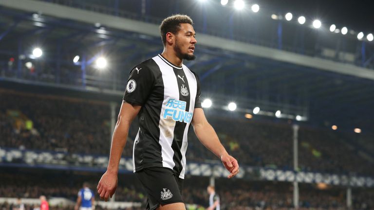 Joelinton reflects on a missed chance for Newcastle