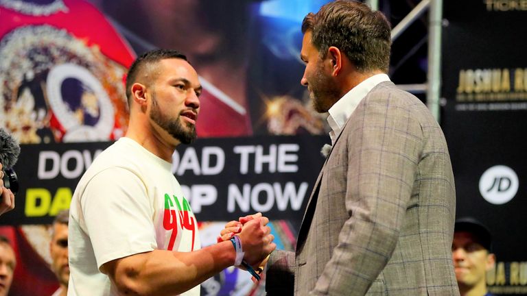Parker has teamed up with promoter Eddie Hearn