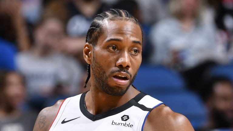 Kawhi Leonard top scored for the Clippers as they beat Orlando Magic on Sunday night