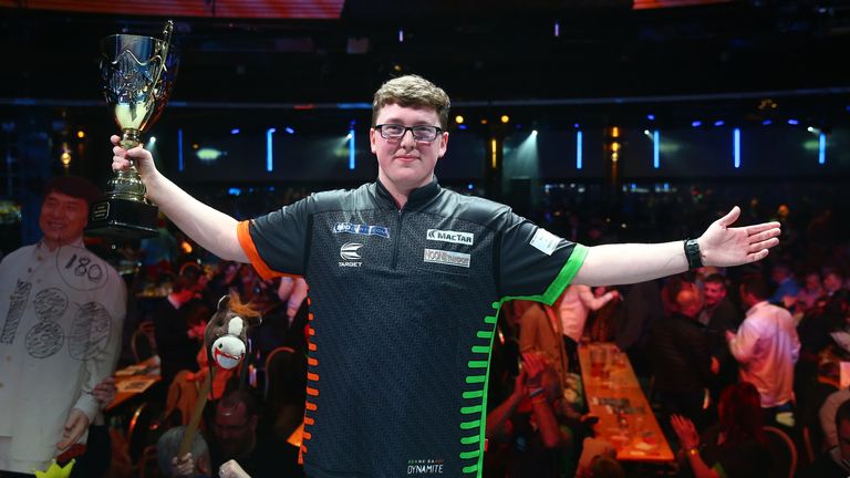 Keane Barry beat Leighton Barry to win the World Youth Championship last weekend - now he hopes to secure a two-year PDC Tour Card