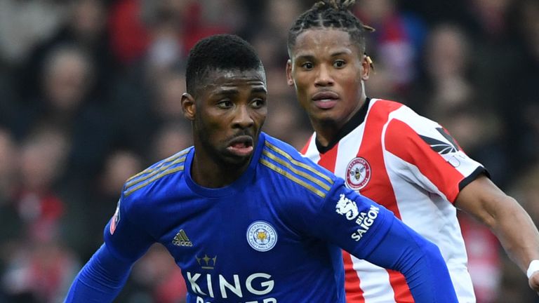 Leicester's Kelechi Iheanacho scored the only goal after four minutes at Griffin Park