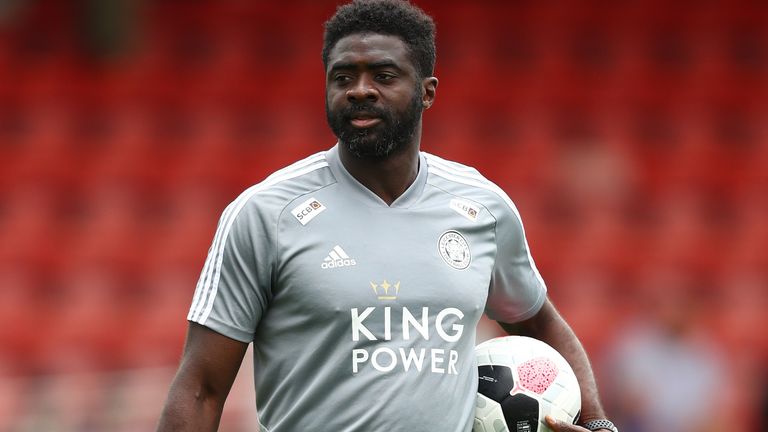 Former Arsenal legend Kolo Toure is helping Caglar Soyuncu at Leicester
