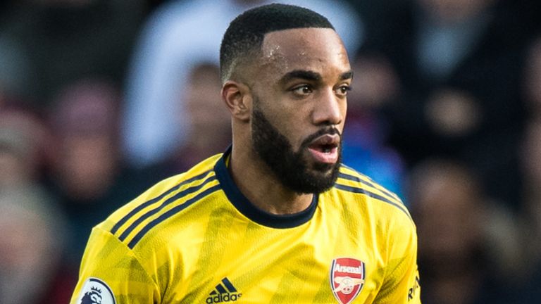 Arsenal striker Alexandre Lacazette