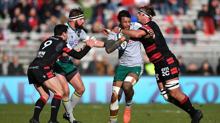 Courtney Lawes led Northampton to a memorable away win