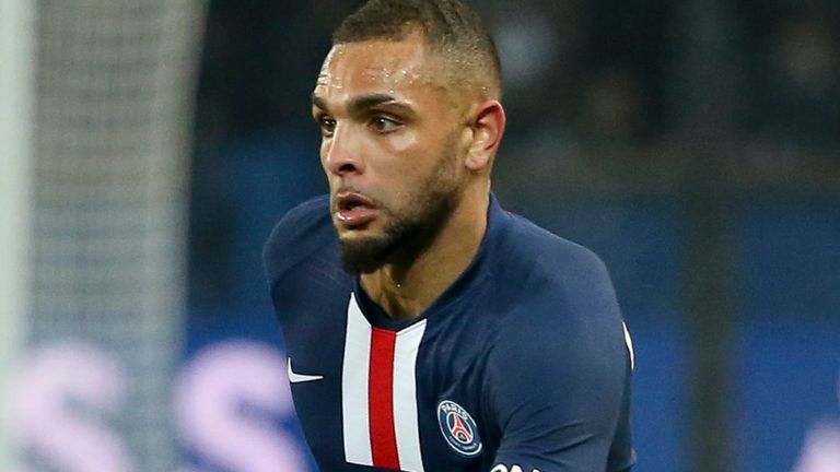 PSG defender Layvin Kurzawa