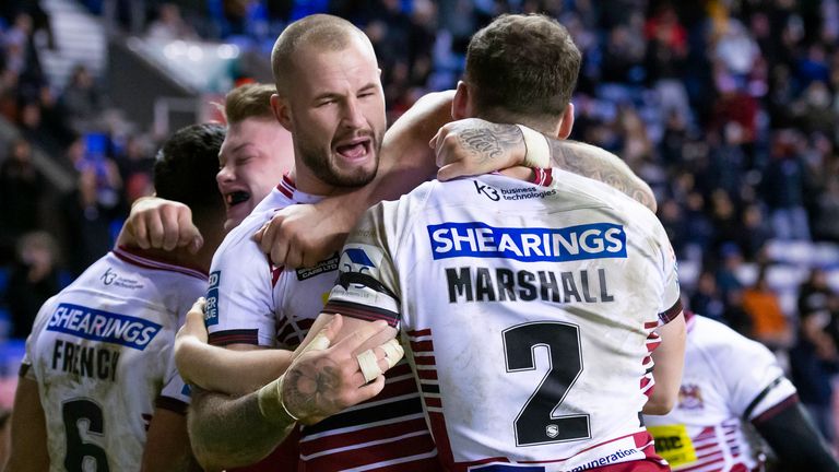 Highlights from the DW Stadium where the Warriors opened their season with a win over 12-man Warrington.