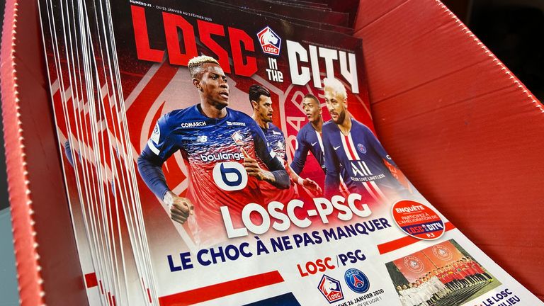 Lille are at home to Paris Saint-Germain this weekend