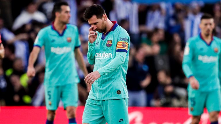 Barcelona have been over reliant on Lionel Messi's goals this season