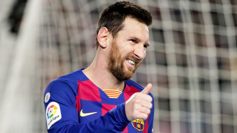 Lionel Messi's goal got Quique Setien's reign off to a winning start